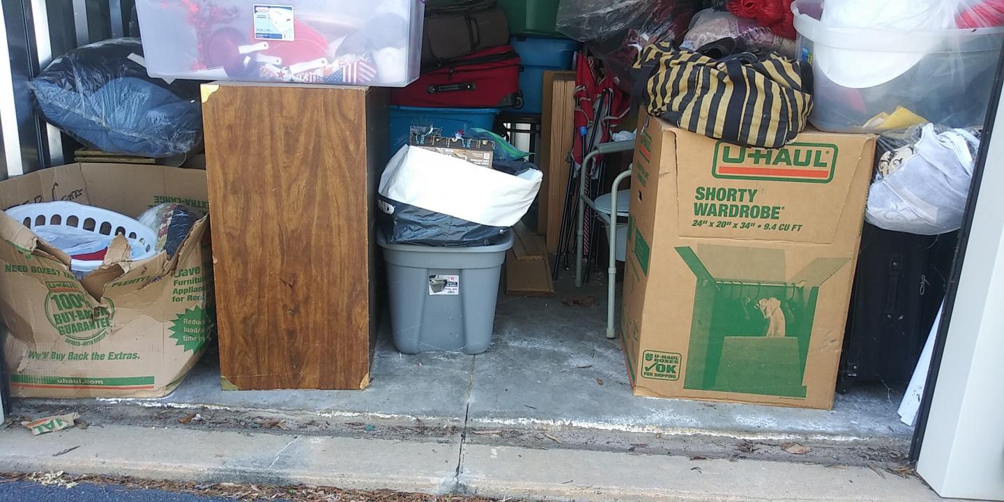 Storage Unit Auction in Richmond, VA at AAAA Laburnum Racetrack Self